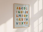 Retro ABC Alphabet Print