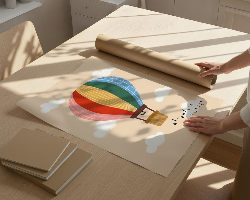 Hot Air Balloon Adventure Awaits Print
