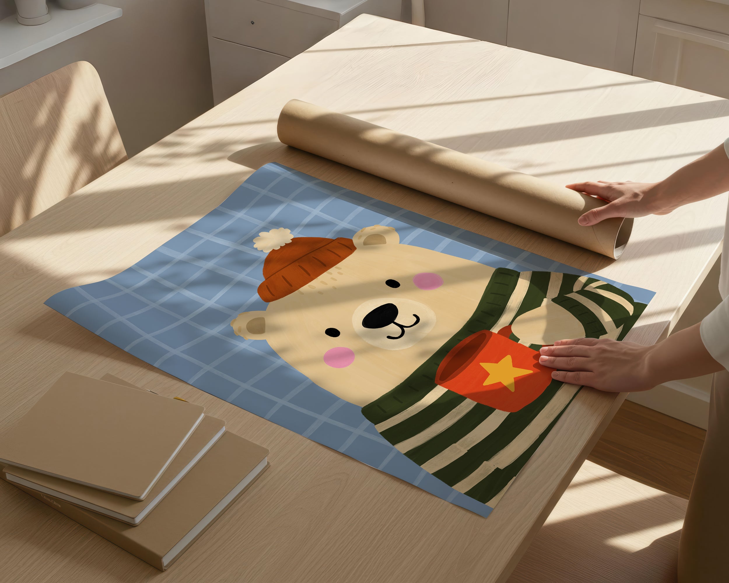 Cosy Bear Print