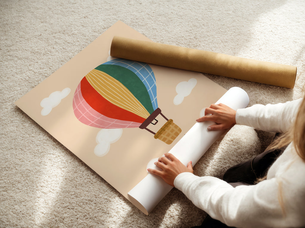 Hot Air Balloon Adventure Awaits Print