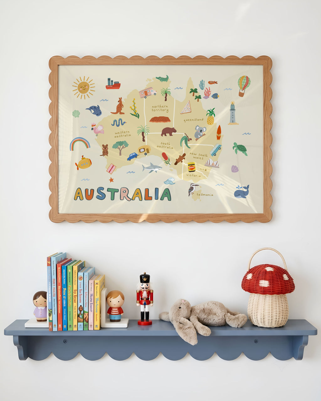 Australia Map Print