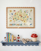 Australia Map Print