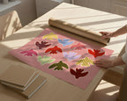 Flying Birds Print - Pink