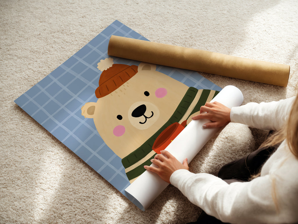 Cosy Bear Print