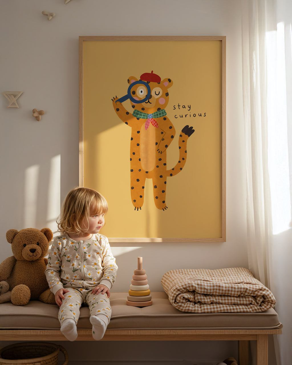 Stay Curious Leopard Print