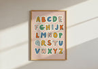Retro ABC Alphabet Print