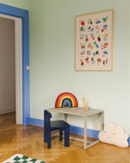 Kids Alphabet Print - Modern ABC Nursery Wall Art